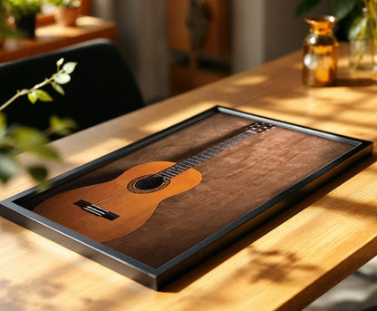 Classic Acoustic Guitar Framed Wall Art