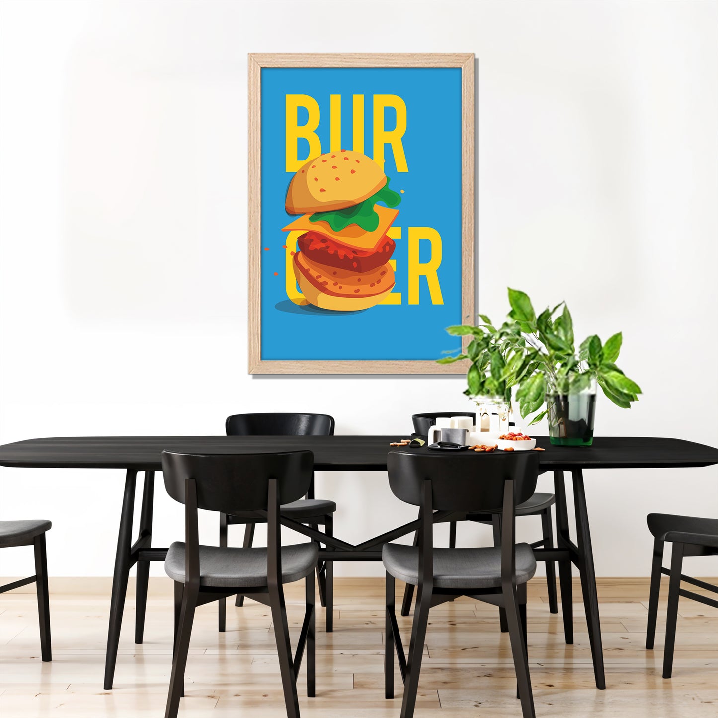 Bold Burger Wall Frame