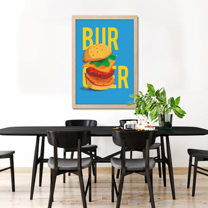 Bold Burger Wall Frame