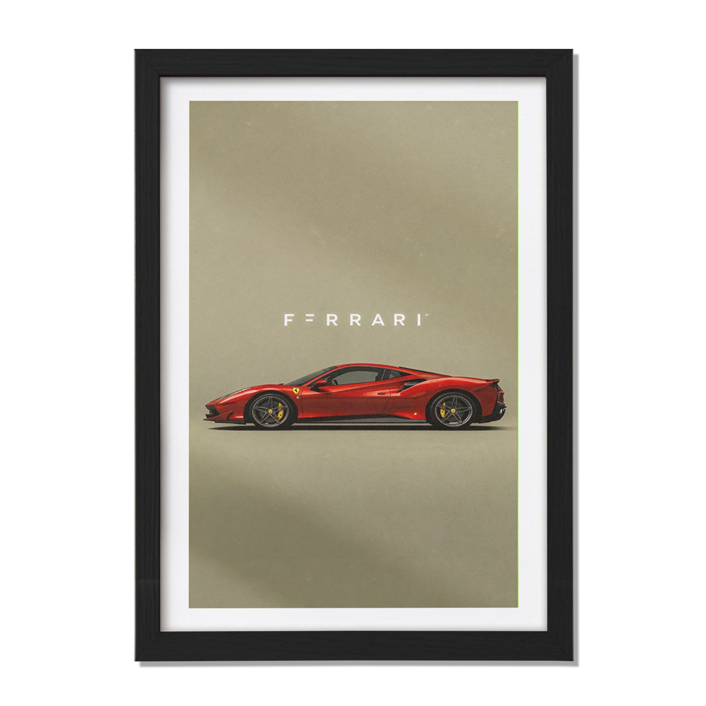 Ferrari Side Profile Wall Frame