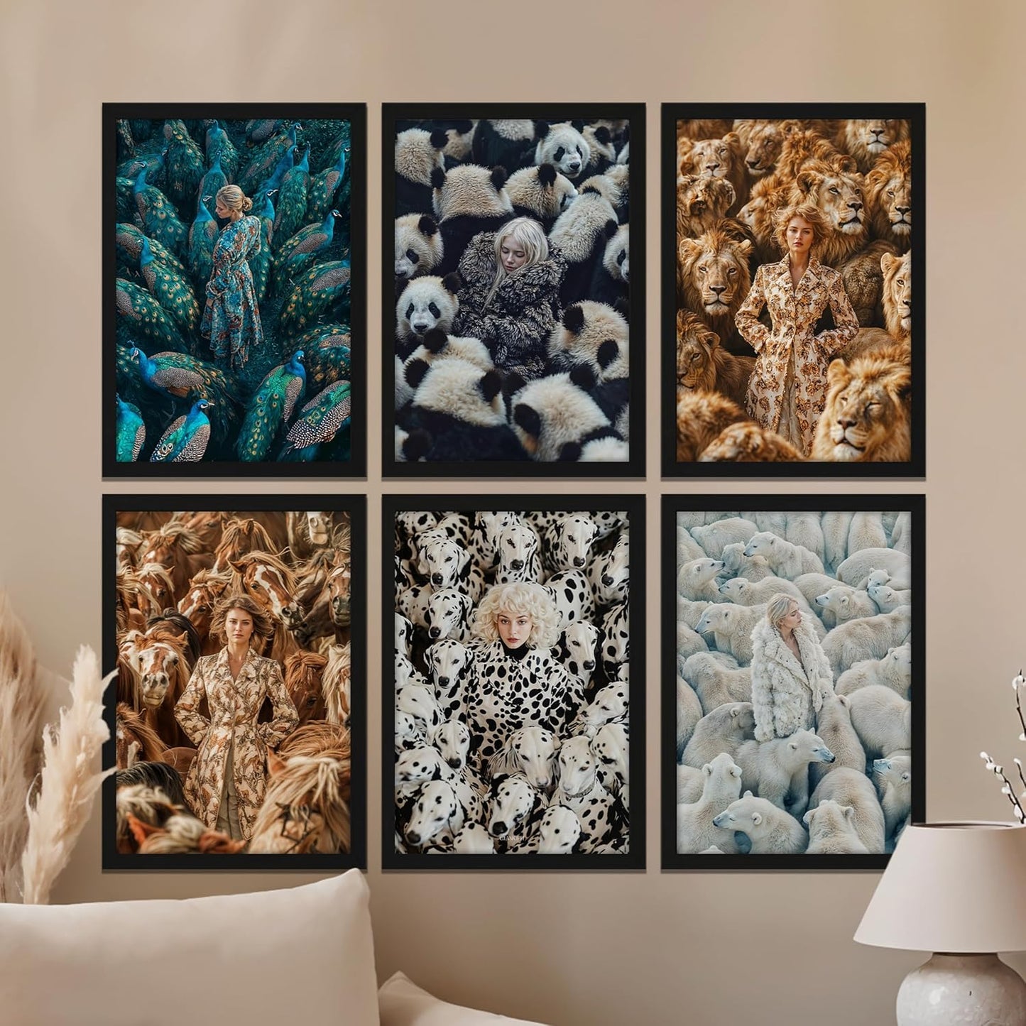 Wild Harmony Portrait Wall Art Set