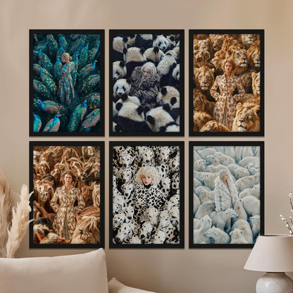 Wild Harmony Portrait Wall Art Set