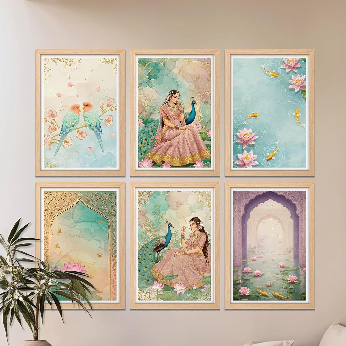 Lotus Serenity Set Wall Frame