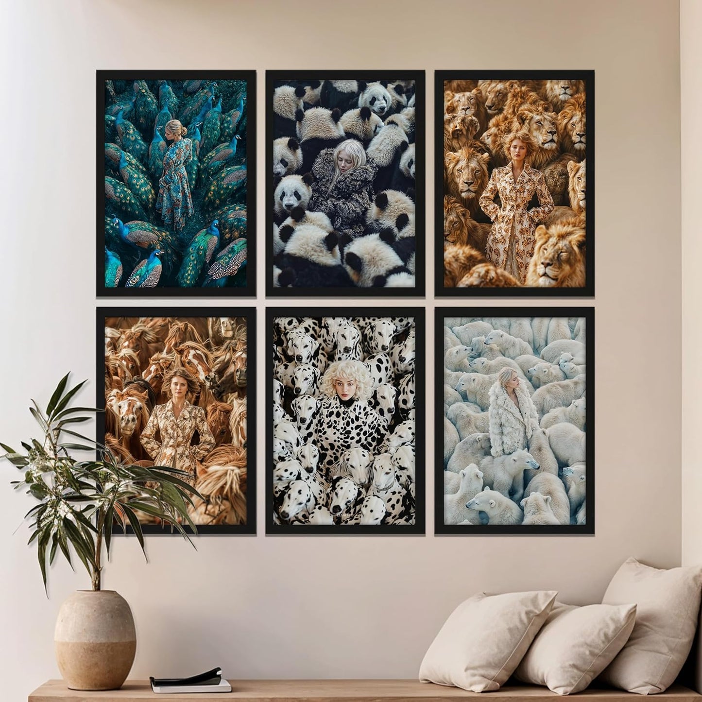 Wild Harmony Portrait Wall Art Set