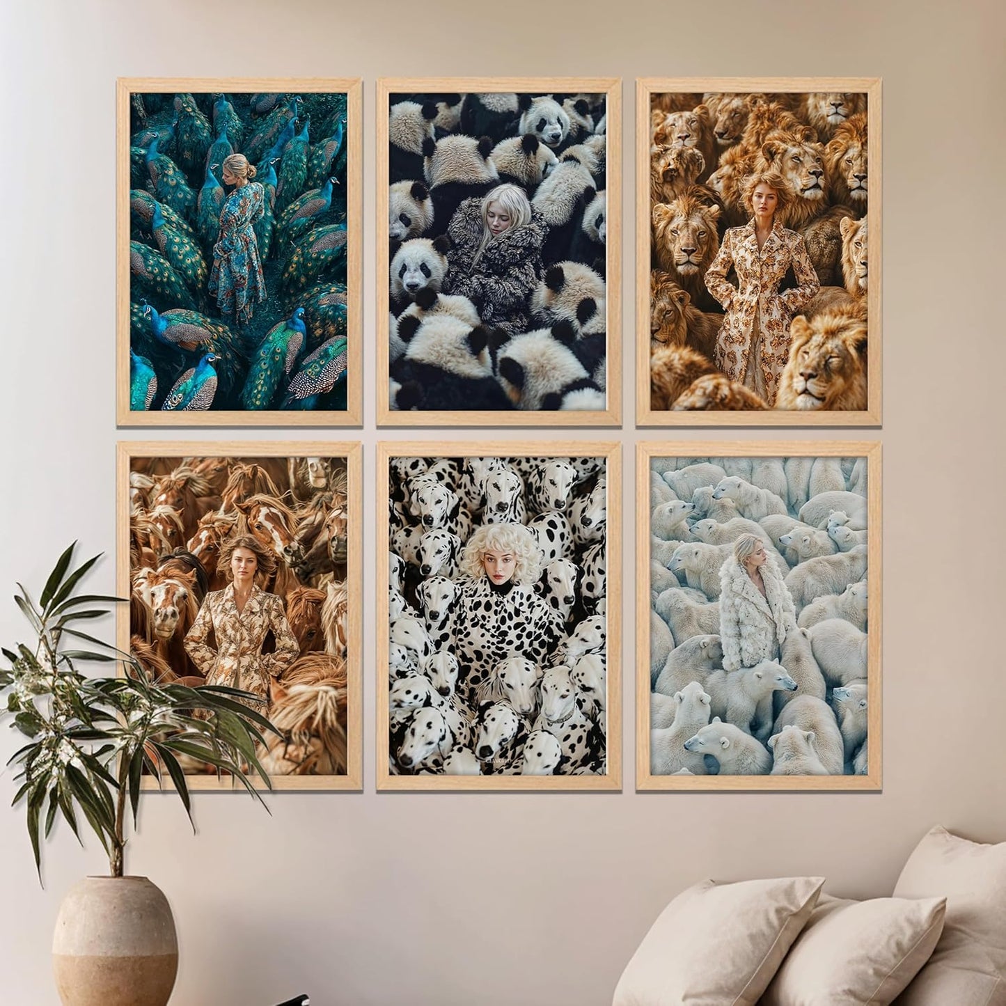 Wild Harmony Portrait Wall Art Set