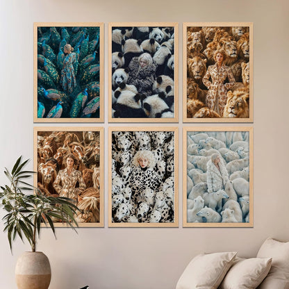 Wild Harmony Portrait Wall Art Set