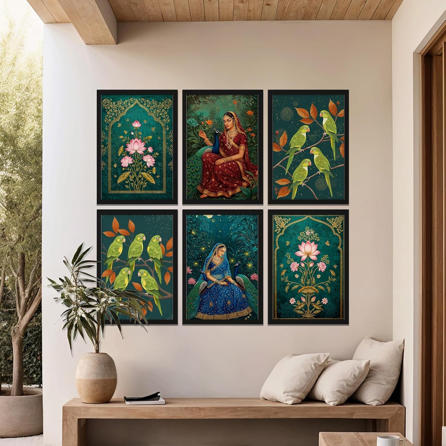 Royal Lotus Muse Set Wall Frames