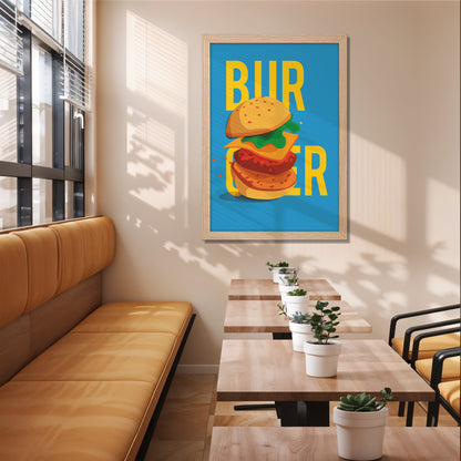Bold Burger Wall Frame
