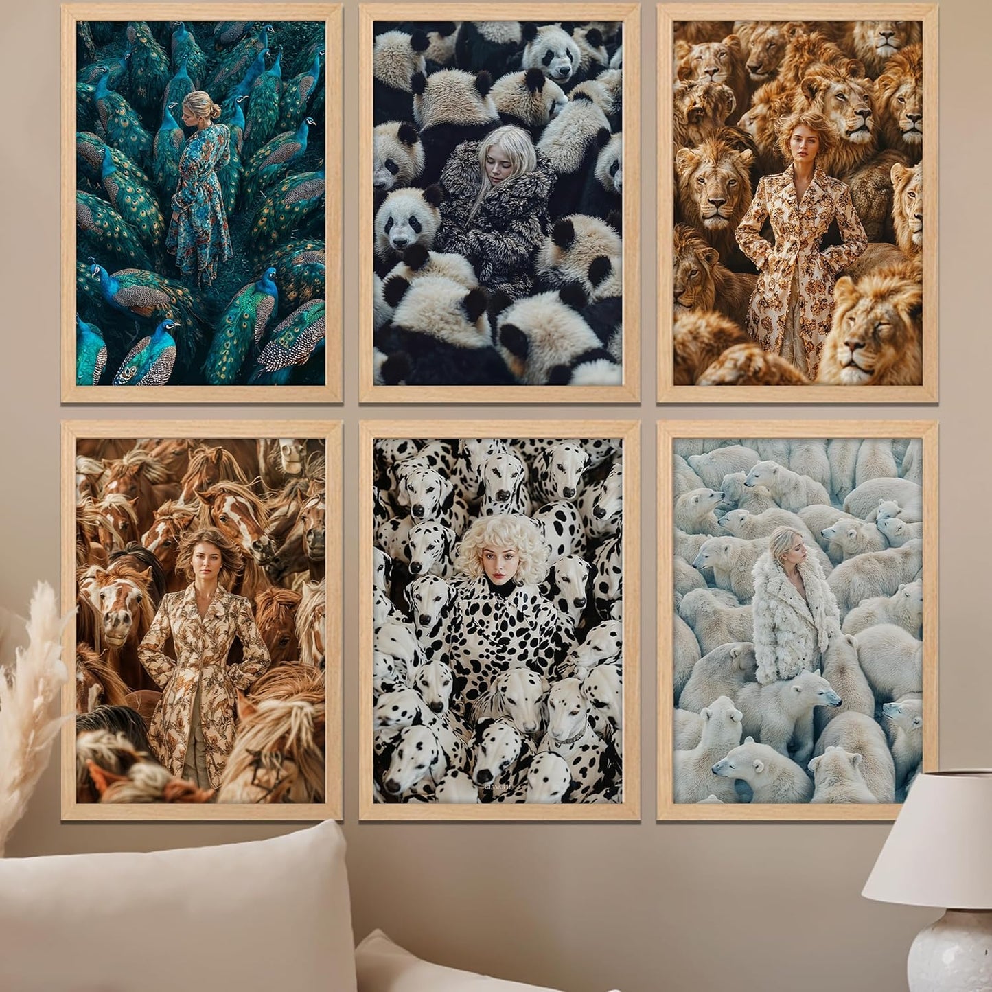 Wild Harmony Portrait Wall Art Set