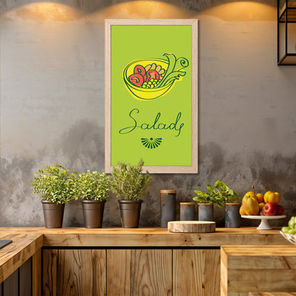 Salad Kitchen Wall Art