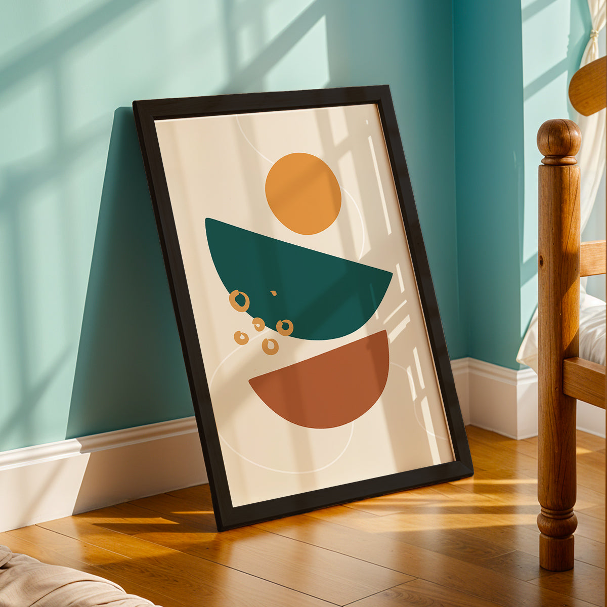 Abstract Balance Shapes Print