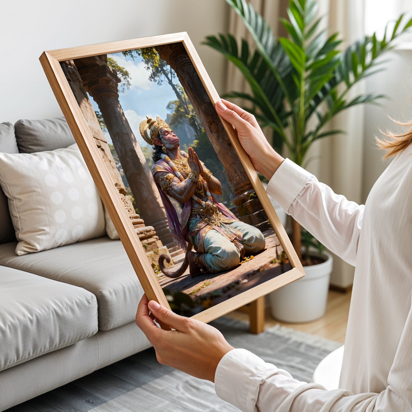 Bhakt Hanuman Wall Frame
