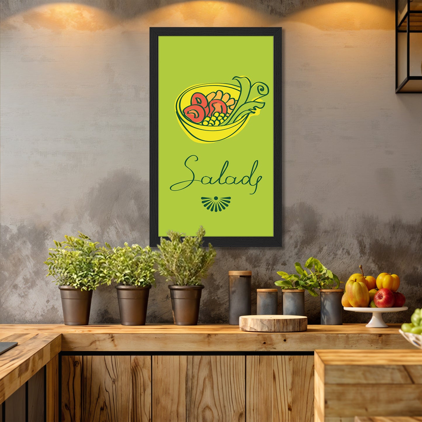 Salad Kitchen Wall Art
