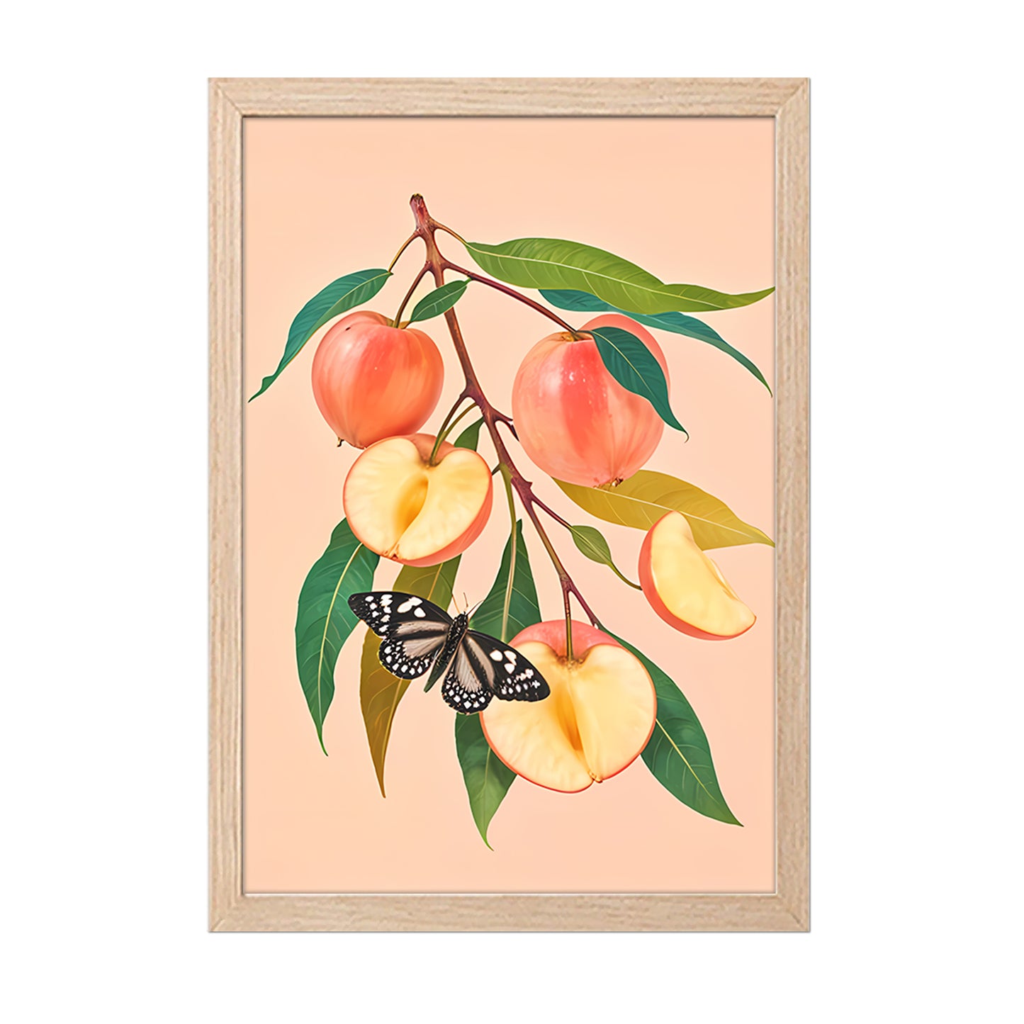 Peach Blossom Wall Frame