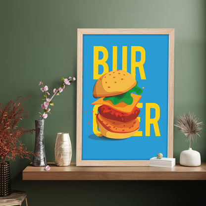 Bold Burger Wall Frame