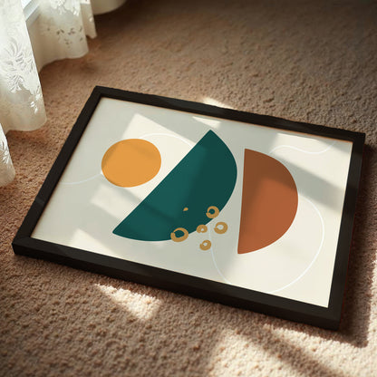 Abstract Balance Shapes Print