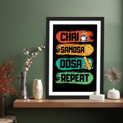Food Routine Wall Frame