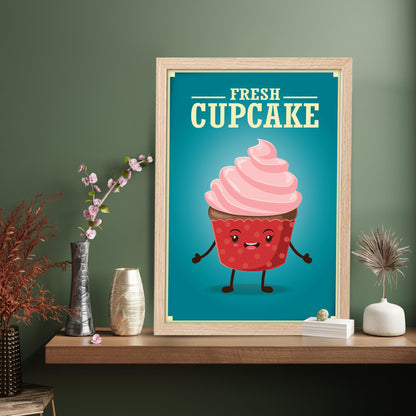 Sweet Cupcake Wall Frame
