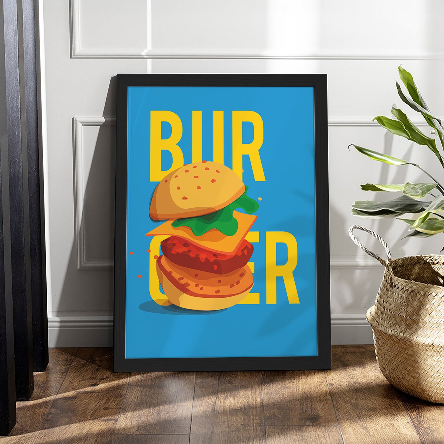Bold Burger Wall Frame