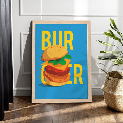 Bold Burger Wall Frame