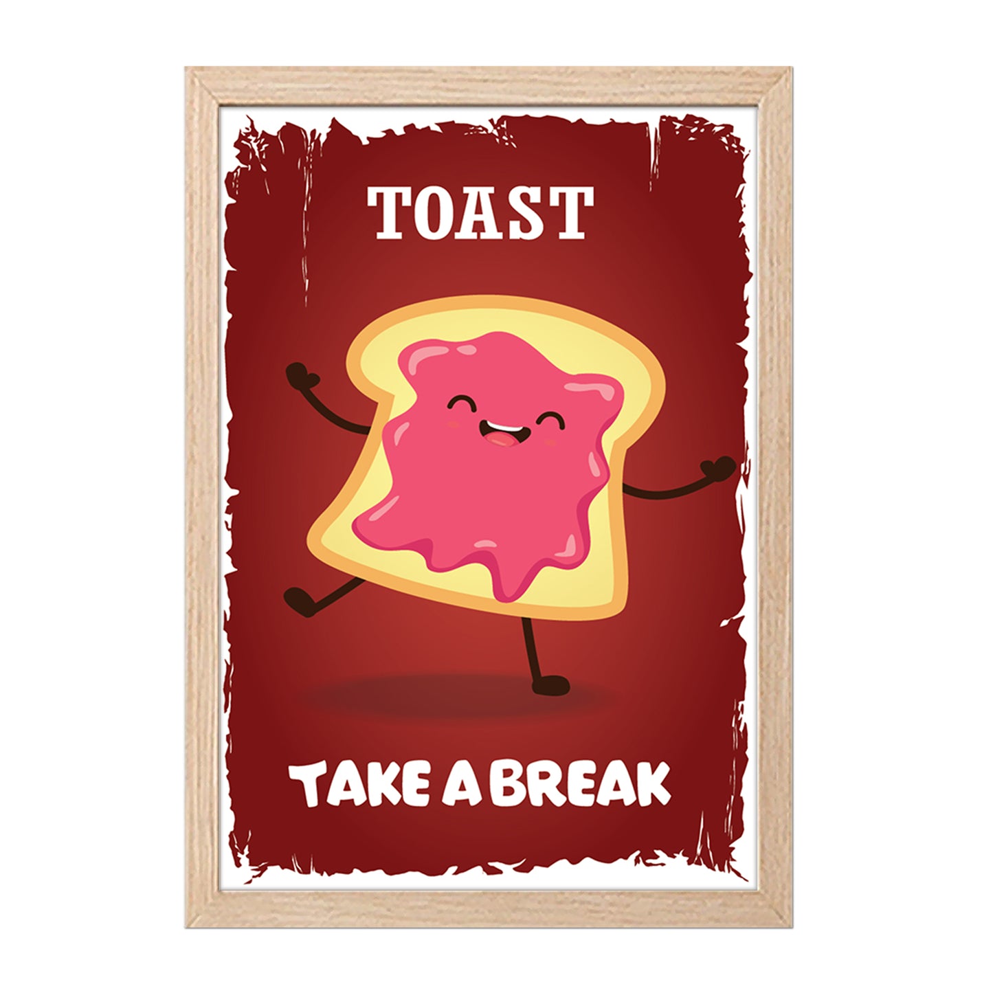 Happy Toast Wall Frame