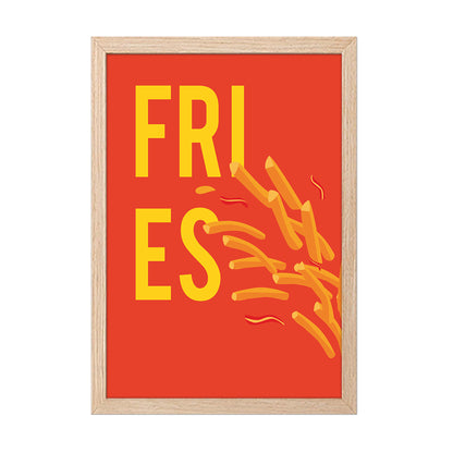 Fire Fries Wall Frame