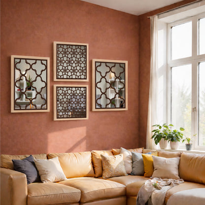 Classic Mirror Art Set of 4