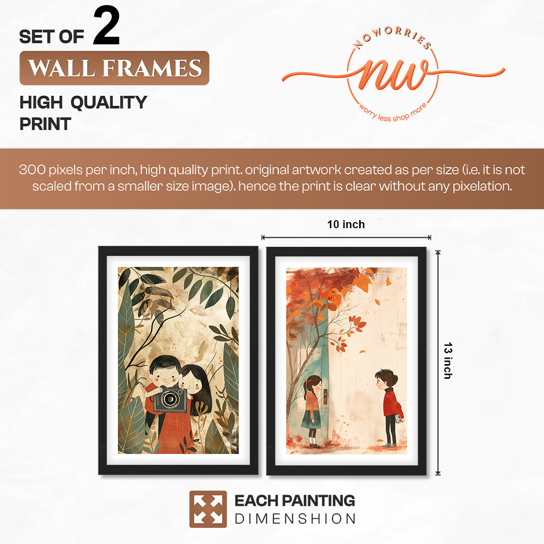 Whimsical Love Wall Art Set