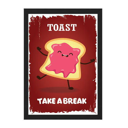 Happy Toast Wall Frame