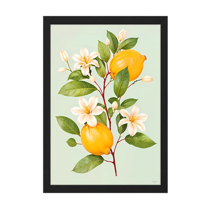 Lemon Bloom Wall Frame