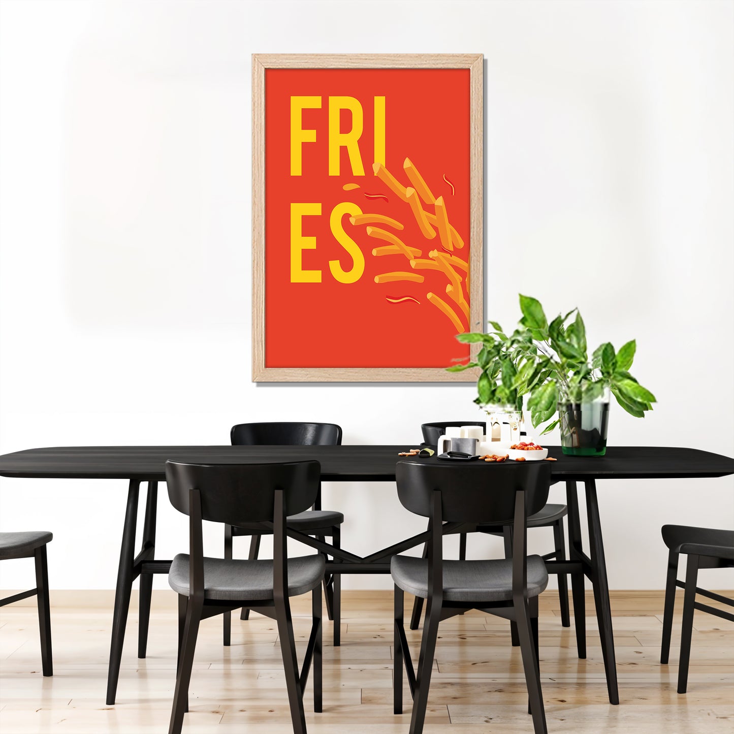Fire Fries Wall Frame