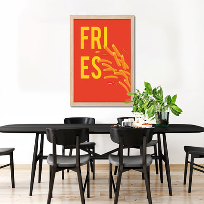 Fire Fries Wall Frame