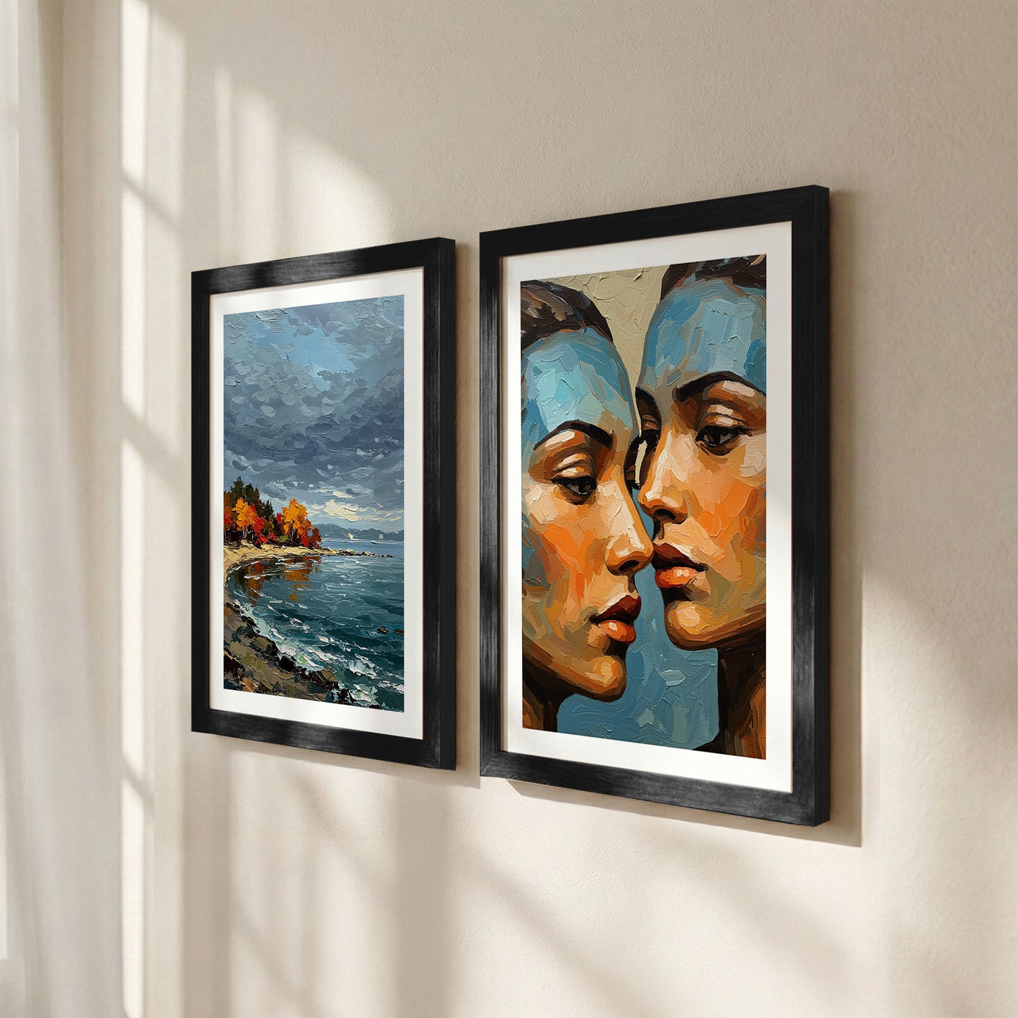 Portrait & Seascape Framed Set