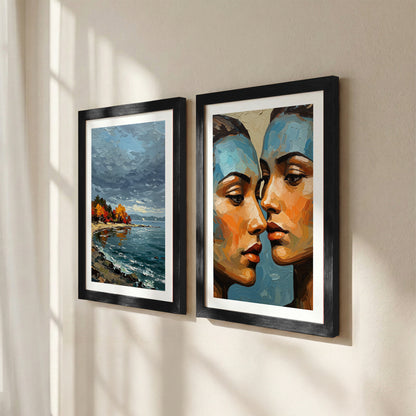 Portrait & Seascape Framed Set