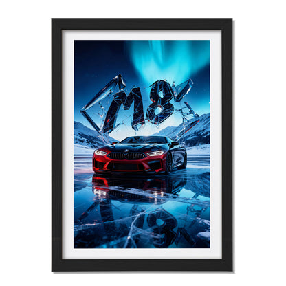 BMW M8 Arctic Performance Wall Frame