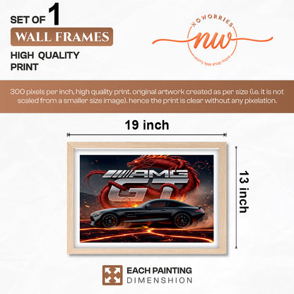 Mercedes-AMG GT Lava Beast Wall Art