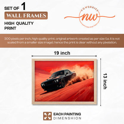 Hellcat Desert Rush Wall Art