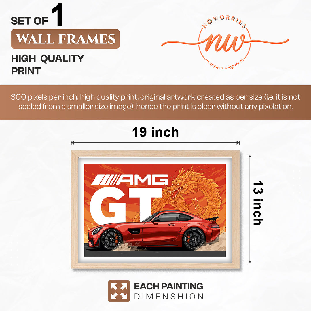 AMG GT Dragon Spirit Wall Art