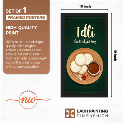 Idli Mornings Wall Frame