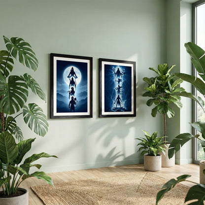 Shiva Divine Duo Wall Art