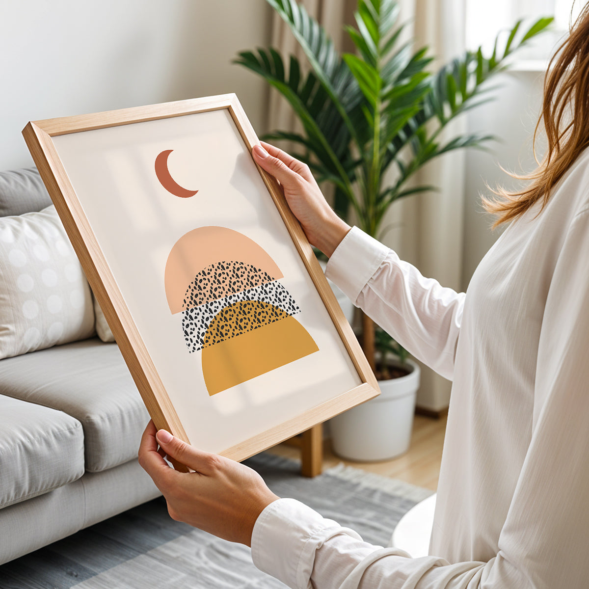 Terrazzo Boho Abstract Print