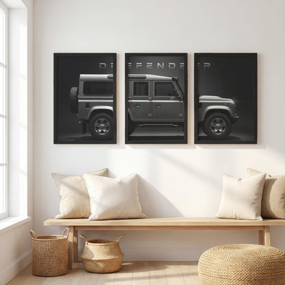 Defender Wall Frame Set of 3