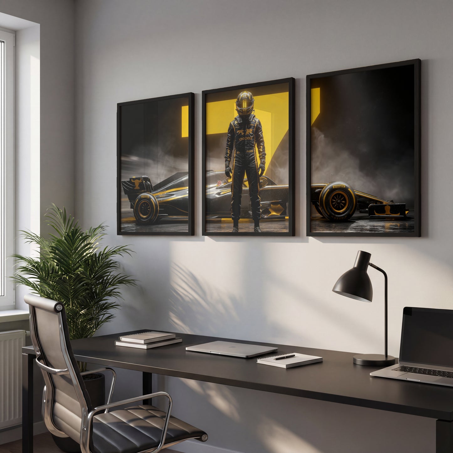 Track Warrior Wall Art Set of 3
