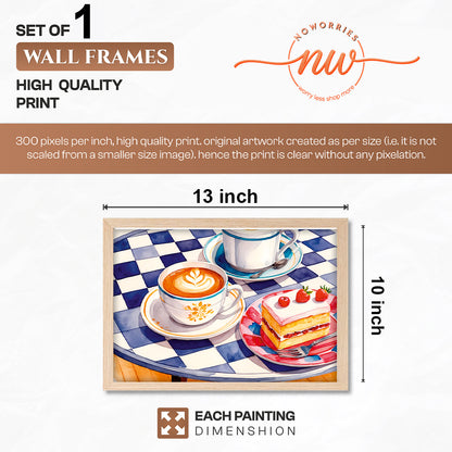 Coffee & Strawberry Delight Wall Frame