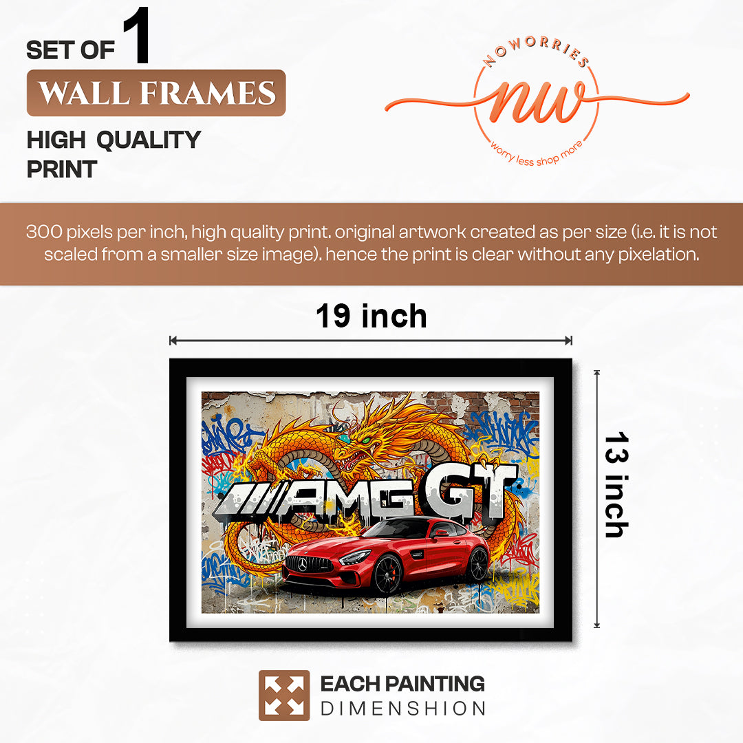 AMG GT Street Dragon Wall Art