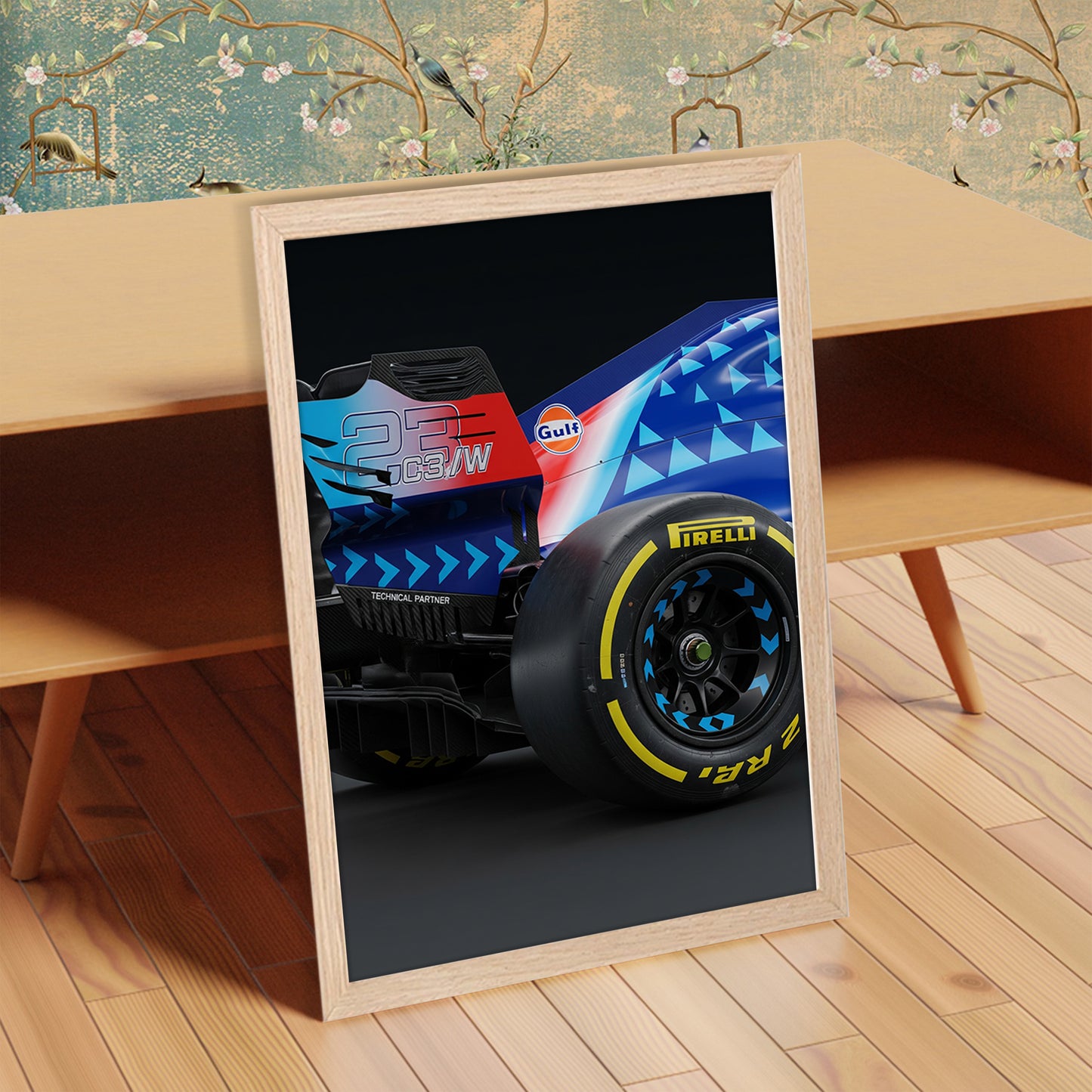 Formula One Gulf Edition Wall Art