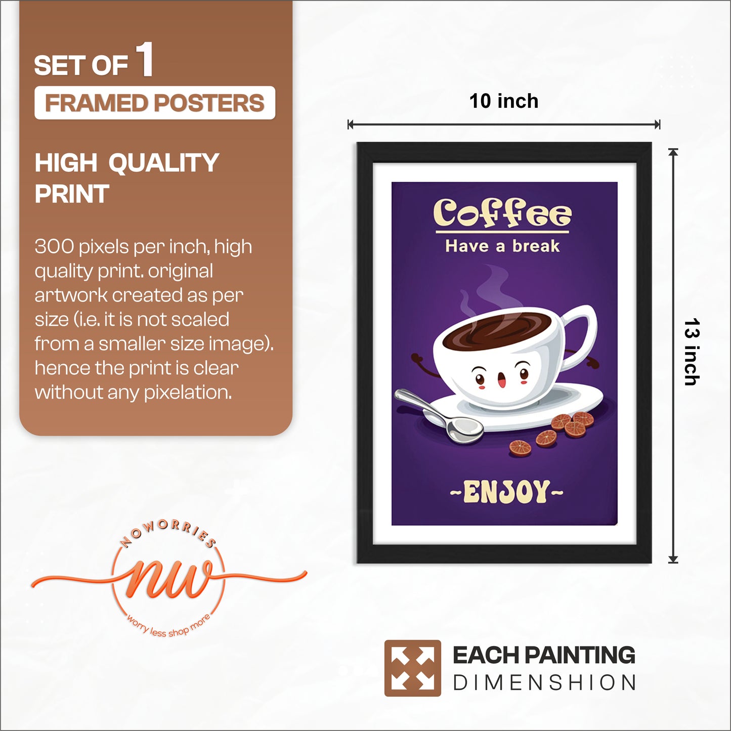 Coffee Break Wall Frame