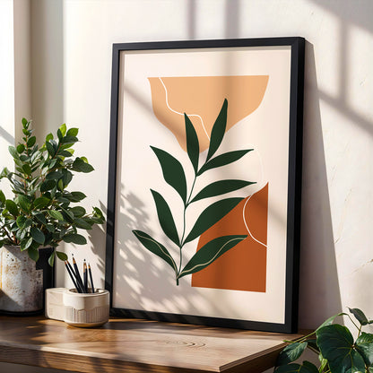 Contemporary Plant Wall Decor