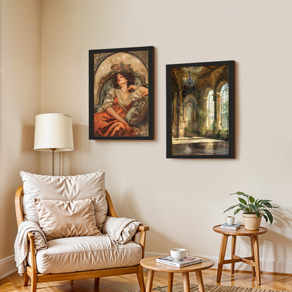 Vintage Elegance Poster Set