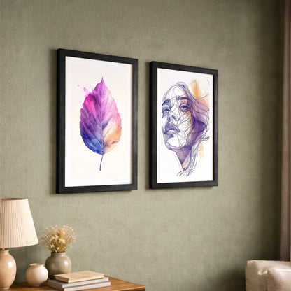 Violet Muse Wall Art Set